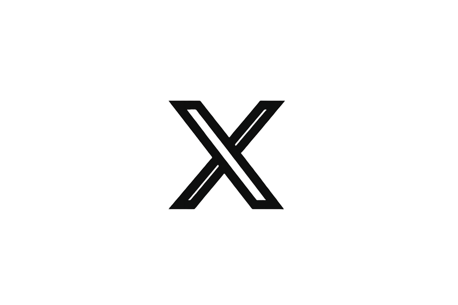 make me X(twitter) logo but small
